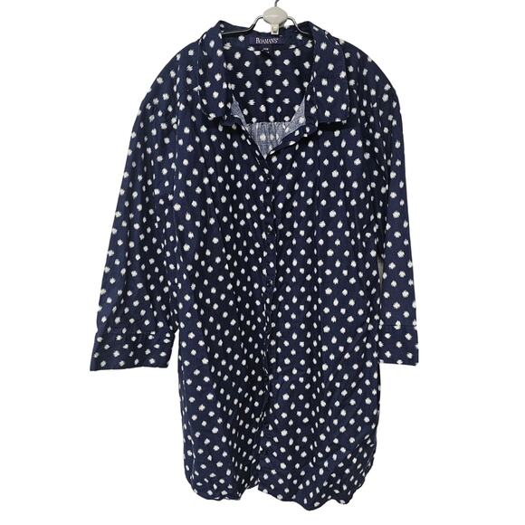 Roaman's Button Down Shirt Assorted Tops 4 Pieces Set Women's Plus Long Sleeve - Picture 4 of 9